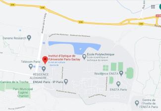Plan de l'Institut d'Optique Paris Saclay