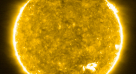 Visuel Soutenance de thèse de Jennifer Rebellato_Image du soleil prise par Solal Orbiter